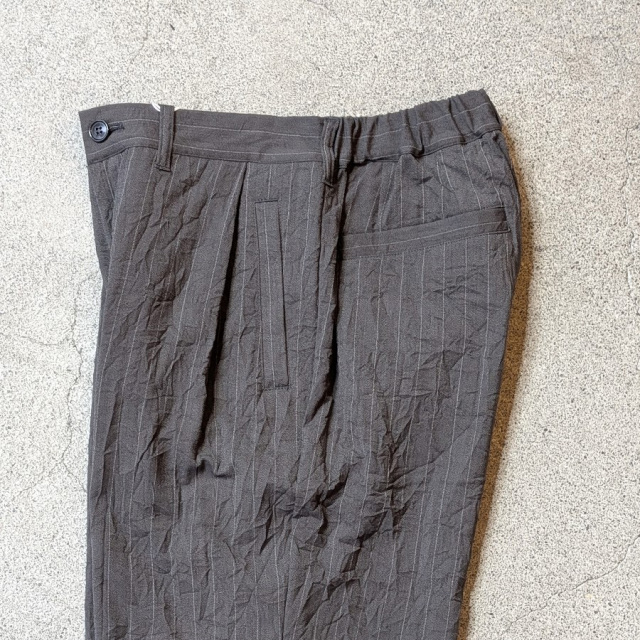 still by hand 通販,still by hand 東京取り扱い店舗,スティルバイハンド,CREASY PLEATED PANTS,PT09263