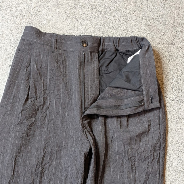 still by hand 通販,still by hand 東京取り扱い店舗,スティルバイハンド,CREASY PLEATED PANTS,PT09263