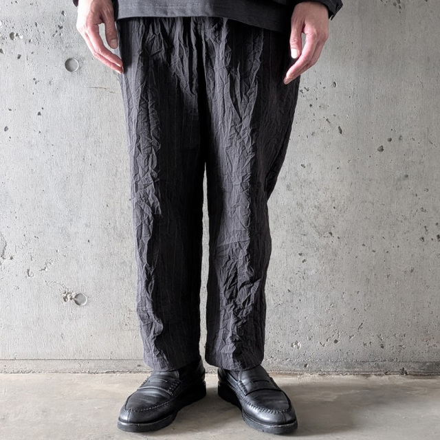 still by hand 通販,still by hand 東京取り扱い店舗,スティルバイハンド,CREASY PLEATED PANTS,PT09263