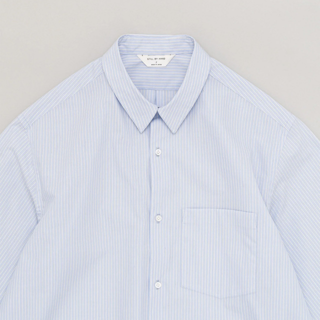 still by hand 通販,still by hand 東京取り扱い店舗,スティルバイハンド, Regular collar shirt ,SH00221