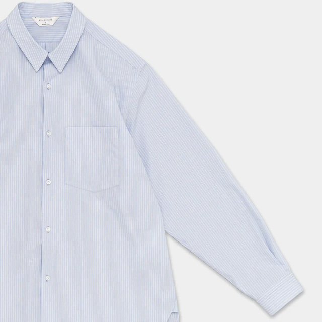 still by hand 通販,still by hand 東京取り扱い店舗,スティルバイハンド, Regular collar shirt ,SH00221