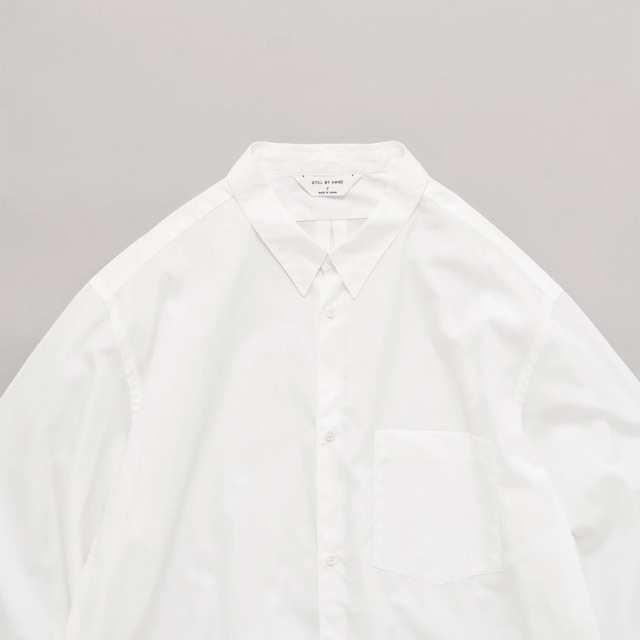 still by hand 通販,still by hand 東京取り扱い店舗,スティルバイハンド, Regular collar shirt ,SH00221