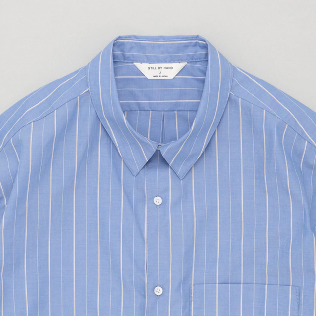 still by hand 通販,still by hand 東京取り扱い店舗,スティルバイハンド,SH00221,Regular Collar Shirt