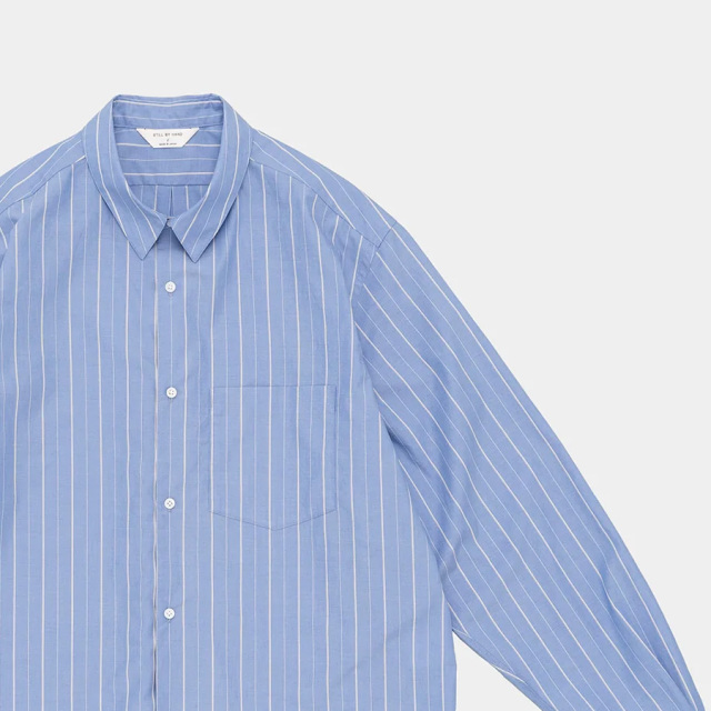 still by hand 通販,still by hand 東京取り扱い店舗,スティルバイハンド,SH00221,Regular Collar Shirt