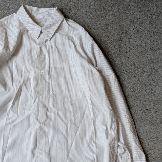 still by hand 通販,still by hand 東京取り扱い店舗,スティルバイハンド,SH00221,Regular Collar Shirt