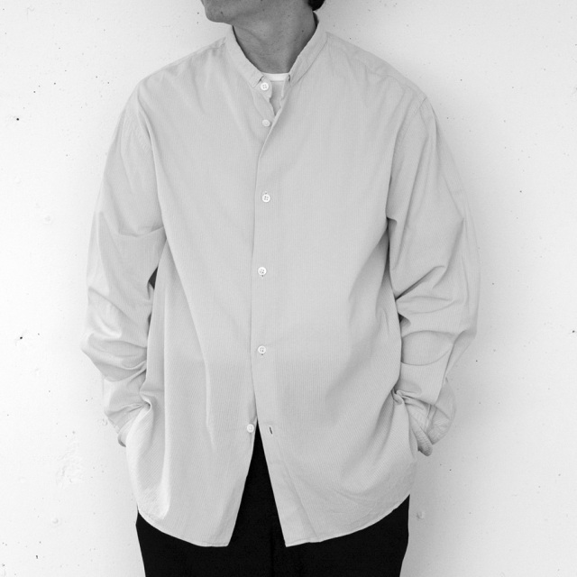 STILL BY HAND 東京取り扱い店舗,STILL BY HAND 通販,STILL BY HAND,スティルバイハンド,SH01241,Narrow collar shirt