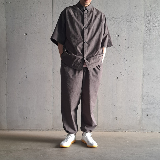 スティルバイハンドStretch Nylon Half Sleeve Shirt 楽天市場】【STILL BY HAND】スティル バイ ハンド Stretch