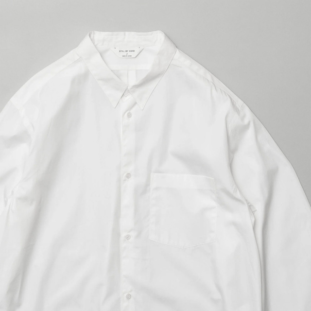 STILL BY HAND 東京取り扱い店舗,STILL BY HAND 通販,STILL BY HAND,スティルバイハンド,Regular collar shirt,SH00221