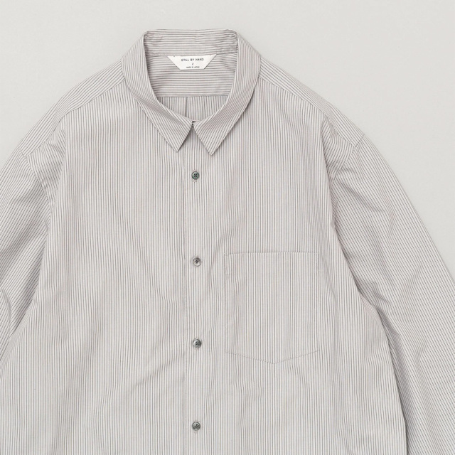 STILL BY HAND 東京取り扱い店舗,STILL BY HAND 通販,STILL BY HAND,スティルバイハンド,Regular collar shirt,SH00221
