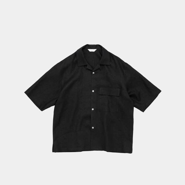 【新品】still by hand SH03252 リネン半袖シャツ Still by hand フレンチリネン開襟シャツ SH03252 | Lampa