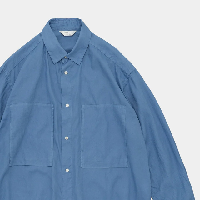 still by hand 通販,still by hand 東京取り扱い店舗,スティルバイハンド,SH05261,Garment-dye over shirt