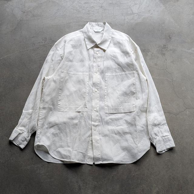 still by hand 通販,still by hand 東京取り扱い店舗,スティルバイハンド,SH05261,Garment-dye over shirt