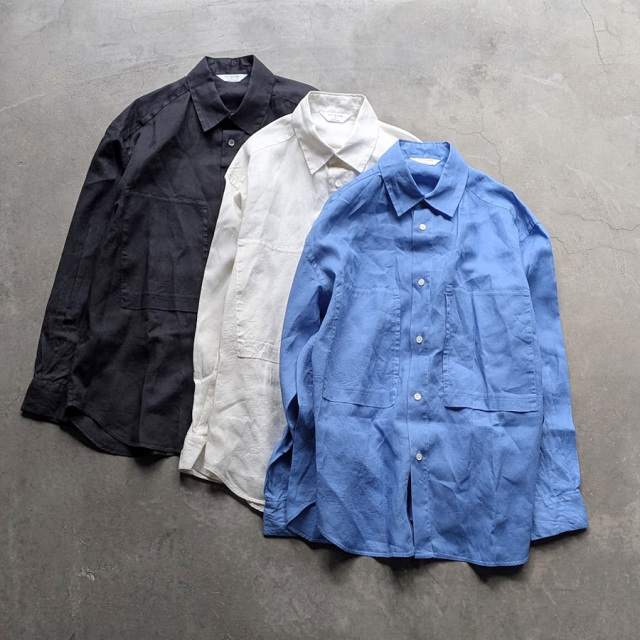 still by hand 通販,still by hand 東京取り扱い店舗,スティルバイハンド,SH05261,Garment-dye over shirt