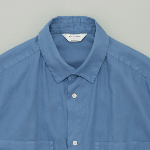 still by hand 通販,still by hand 東京取り扱い店舗,スティルバイハンド,SH05261,Garment-dye over shirt