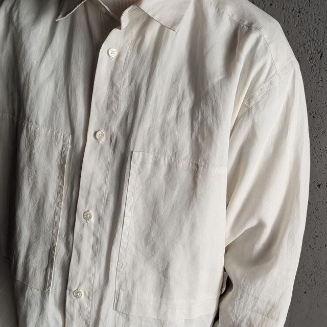 still by hand 通販,still by hand 東京取り扱い店舗,スティルバイハンド,SH05261,Garment-dye over shirt