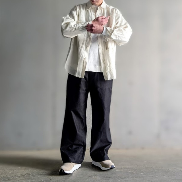 still by hand 通販,still by hand 東京取り扱い店舗,スティルバイハンド,SH05261,Garment-dye over shirt