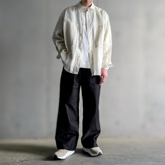 still by hand 通販,still by hand 東京取り扱い店舗,スティルバイハンド,SH05261,Garment-dye over shirt