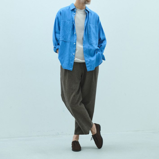 still by hand 通販,still by hand 東京取り扱い店舗,スティルバイハンド,SH05261,Garment-dye over shirt