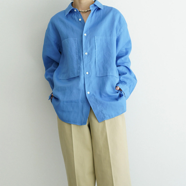 still by hand 通販,still by hand 東京取り扱い店舗,スティルバイハンド,SH05261,Garment-dye over shirt