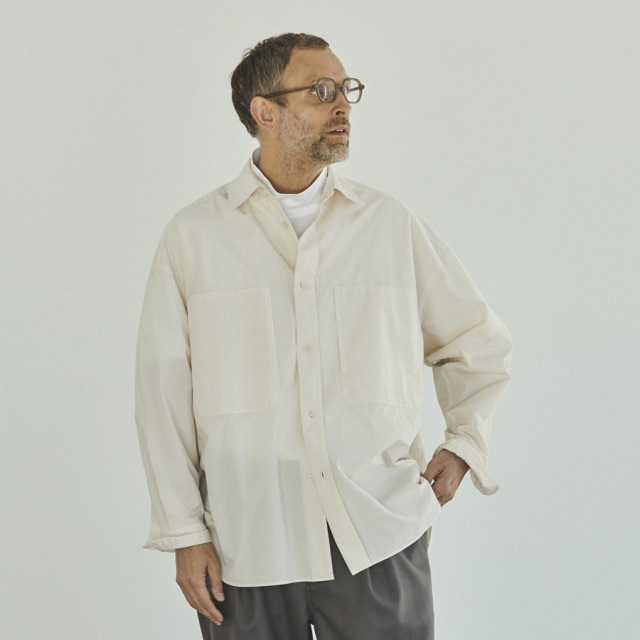 STILL BY HAND 東京取り扱い店舗,STILL BY HAND 通販,STILL BY HAND,スティルバイハンド,Garment-dye over shirt,SH01243