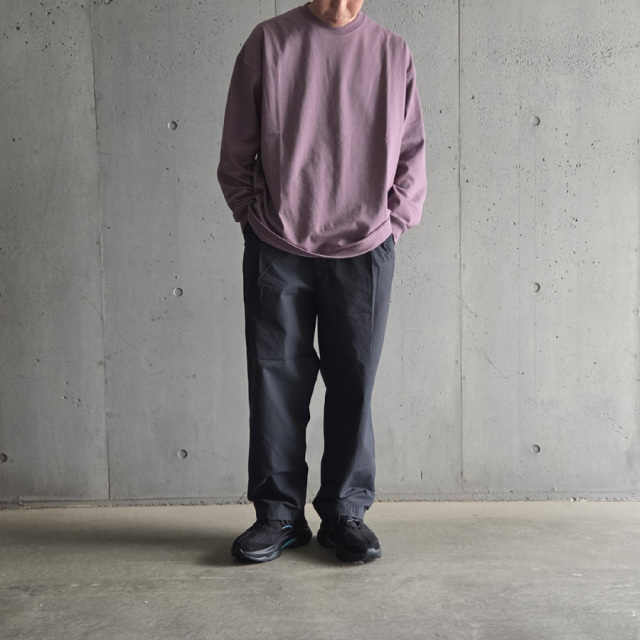 still by hand 通販,still by hand 東京取り扱い店舗,Garment-dye deep tuck pants,PT02253