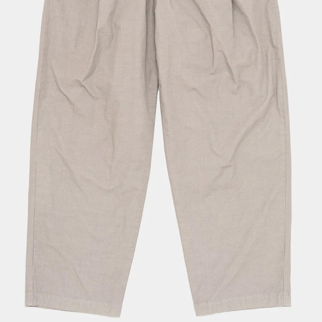 STILL BY HAND ガーメントダイディープタックワイドパンツ　ベージュ STILL BY HAND (スティルバイハンド) [ PT02253 ] Garment-dye deep