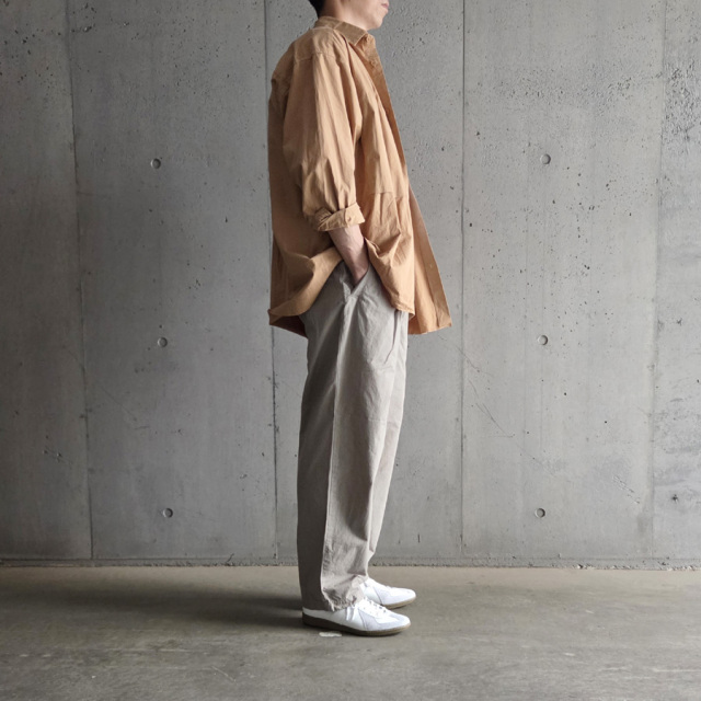 still by hand 通販,still by hand 東京取り扱い店舗,Garment-dye deep tuck pants,PT02253