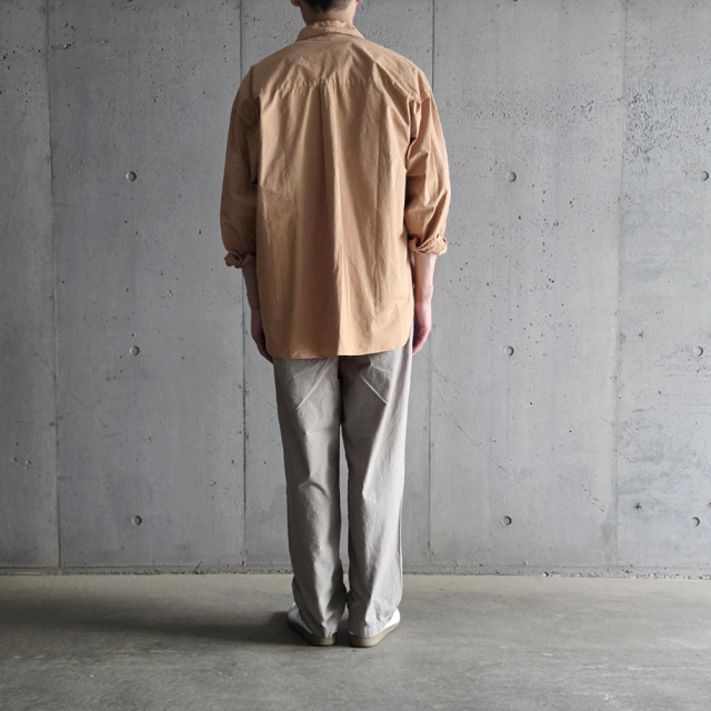 still by hand 通販,still by hand 東京取り扱い店舗,Garment-dye deep tuck pants,PT02253