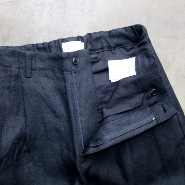STILL BY HAND リネン/コットン テーパード パンツ ブラック 46 楽天市場】[TIME SALE] STILL BY HAND スティルバイハンド