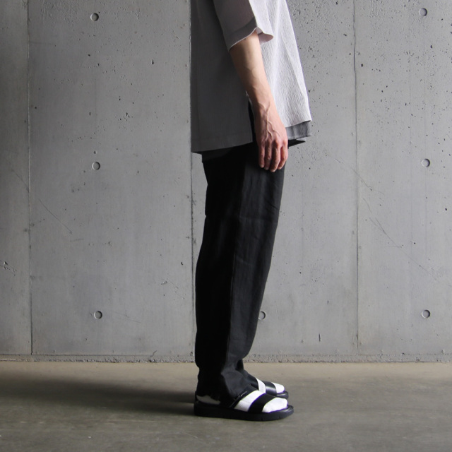 still by hand,スティルバイハンド,PT06232,リネン 細身テーパードパンツ