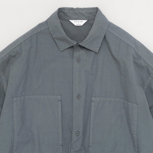 still by hand 通販,still by hand 東京取り扱い店舗,Garment-dye over shirt,SH01253