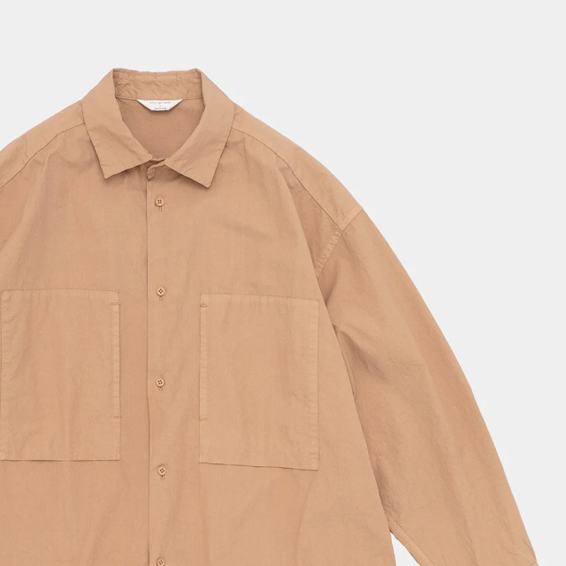 still by hand 通販,still by hand 東京取り扱い店舗,Garment-dye over shirt,SH01253