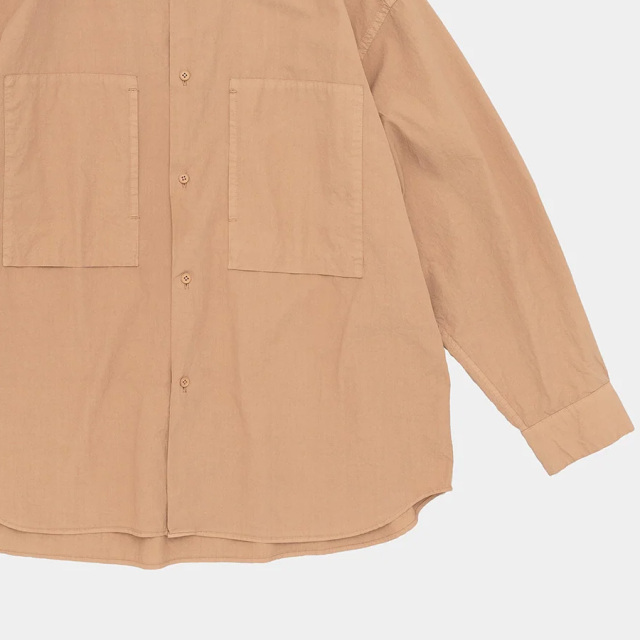 still by hand 通販,still by hand 東京取り扱い店舗,Garment-dye over shirt,SH01253