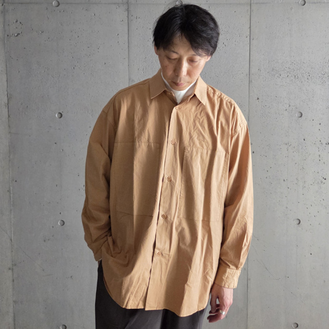 still by hand 通販,still by hand 東京取り扱い店舗,Garment-dye over shirt,SH01253