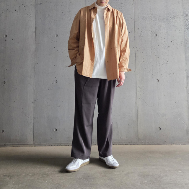 still by hand 通販,still by hand 東京取り扱い店舗,Garment-dye over shirt,SH01253