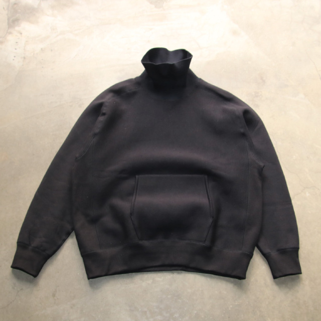 still by hand,スティルバイハンド,CS03223,ハイネックスウェットプルオーバー,HIGH NECK SADDLE RAGLAN SLEEVE PULLOVER