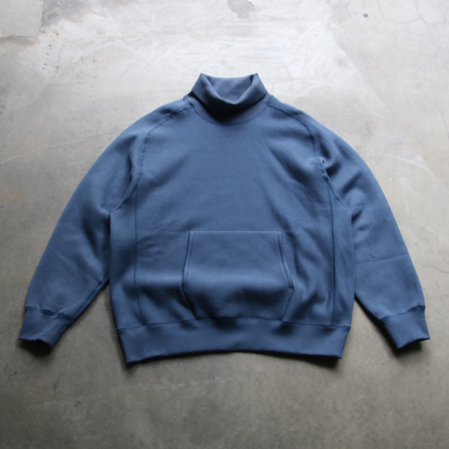 still by hand,スティルバイハンド,CS03223,ハイネックスウェットプルオーバー,HIGH NECK SADDLE RAGLAN SLEEVE PULLOVER