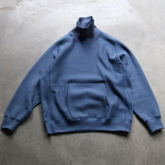 still by hand,スティルバイハンド,CS03223,ハイネックスウェットプルオーバー,HIGH NECK SADDLE RAGLAN SLEEVE PULLOVER