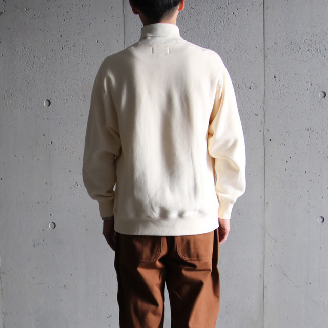 still by hand,スティルバイハンド,CS03223,ハイネックスウェットプルオーバー,HIGH NECK SADDLE RAGLAN SLEEVE PULLOVER