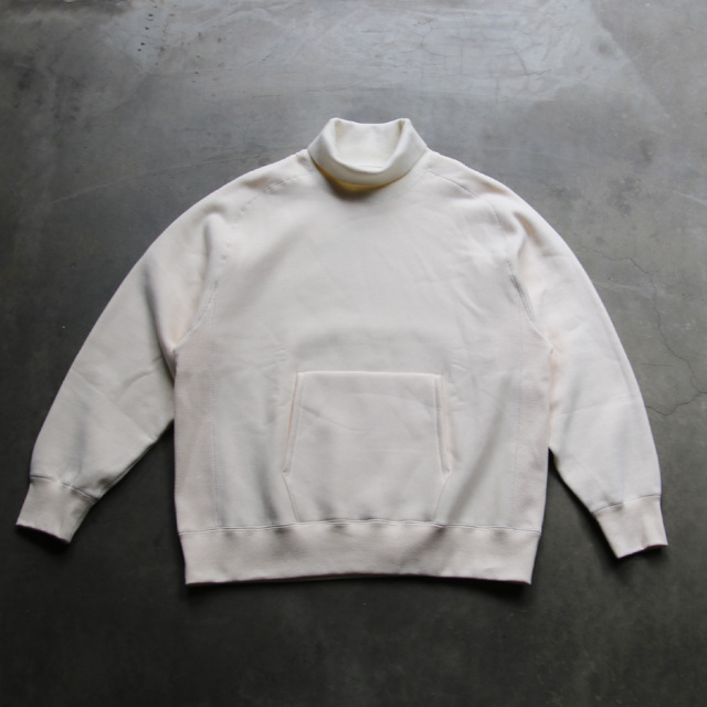 still by hand,スティルバイハンド,CS03223,ハイネックスウェットプルオーバー,HIGH NECK SADDLE RAGLAN SLEEVE PULLOVER