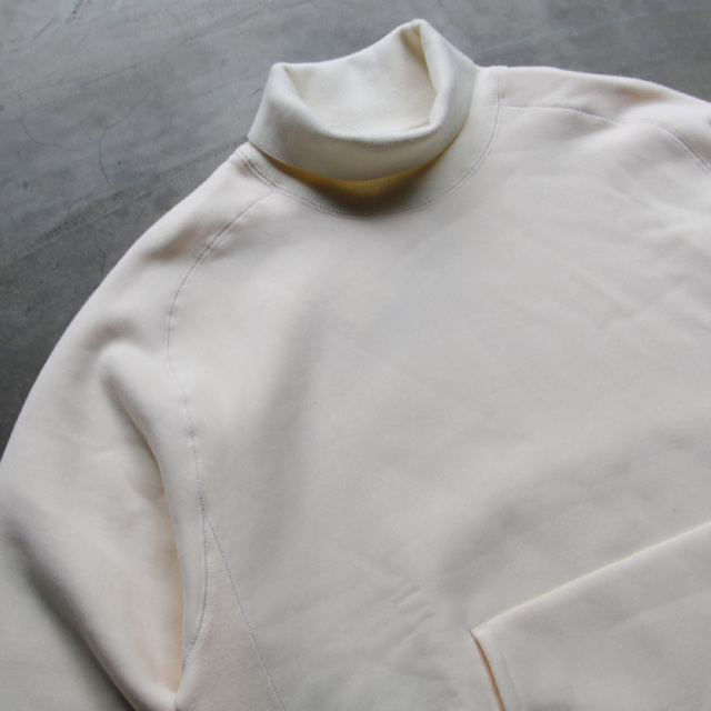 still by hand,スティルバイハンド,CS03223,ハイネックスウェットプルオーバー,HIGH NECK SADDLE RAGLAN SLEEVE PULLOVER