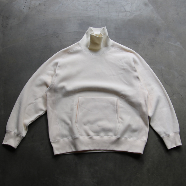 still by hand,スティルバイハンド,CS03223,ハイネックスウェットプルオーバー,HIGH NECK SADDLE RAGLAN SLEEVE PULLOVER