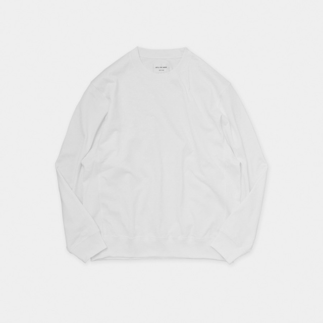 still by hand,スティルバイハンド,cs08231,クルーネックスウェット,カットソー