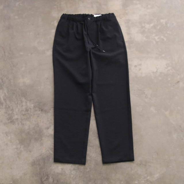 still by hand,スティルバイハンド,PT07232,ポリエステ シアサッカー テーパードパンツ