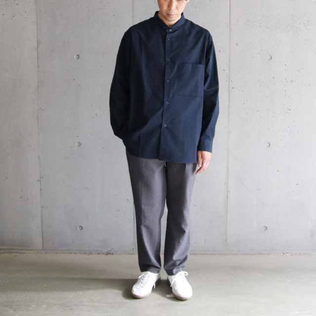 STILL BY HAND Narrow collar shirts[DM44-SH01241]｜URBAN