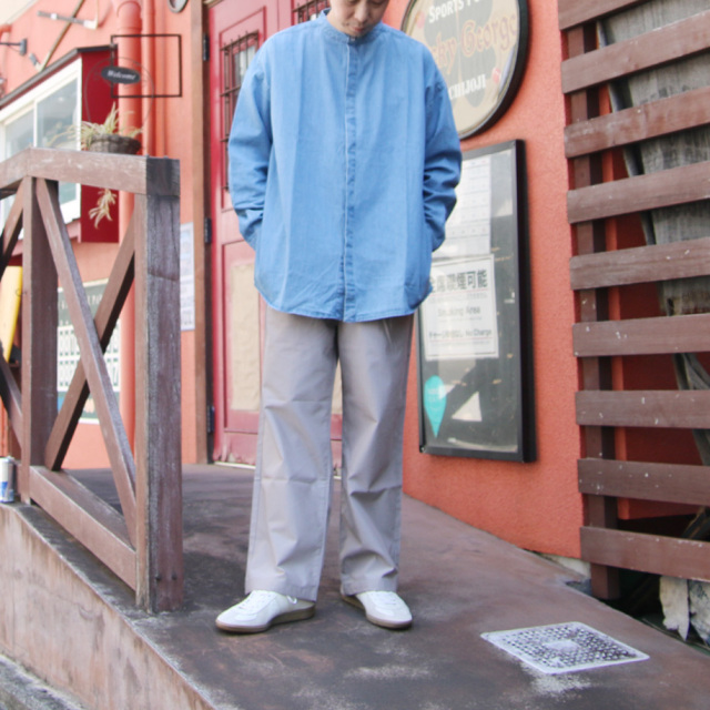 SEEALL (シーオール) [ EXTRA OVER BAND COLLAR SHIRTS