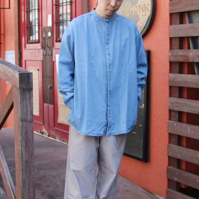 seeall,シーオール,extraover band collar shirts,sau53 sh382,seeal 東京取り扱い店舗,seeal 通販