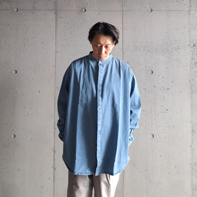 seeall,シーオール,extraover band collar shirts,sau53 sh382,seeal 東京取り扱い店舗,seeal 通販
