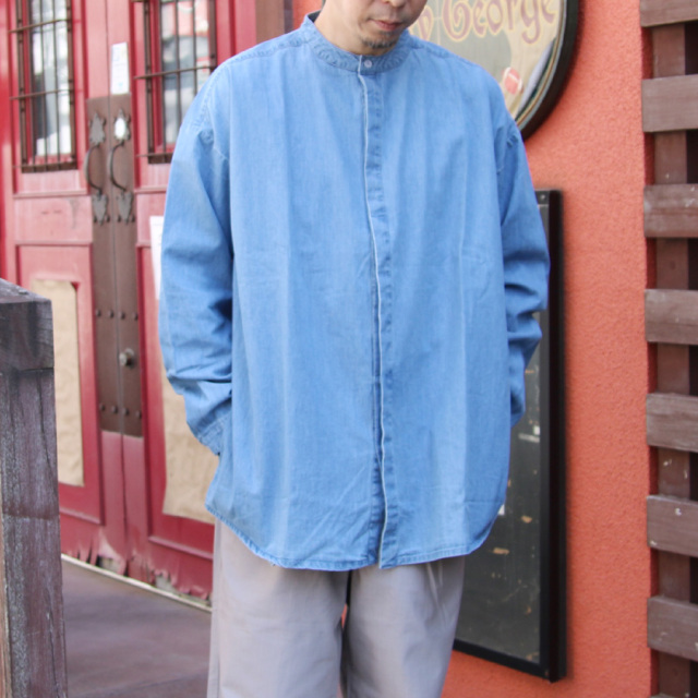 seeall,シーオール,extraover band collar shirts,sau53 sh382,seeal 東京取り扱い店舗,seeal 通販