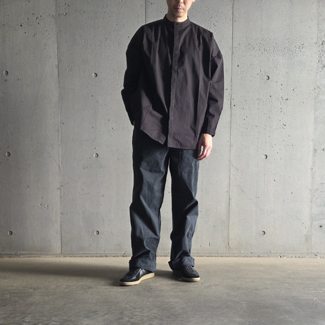 SEEALL (シーオール) [ EXTRA OVER BAND COLLAR SHIRTS